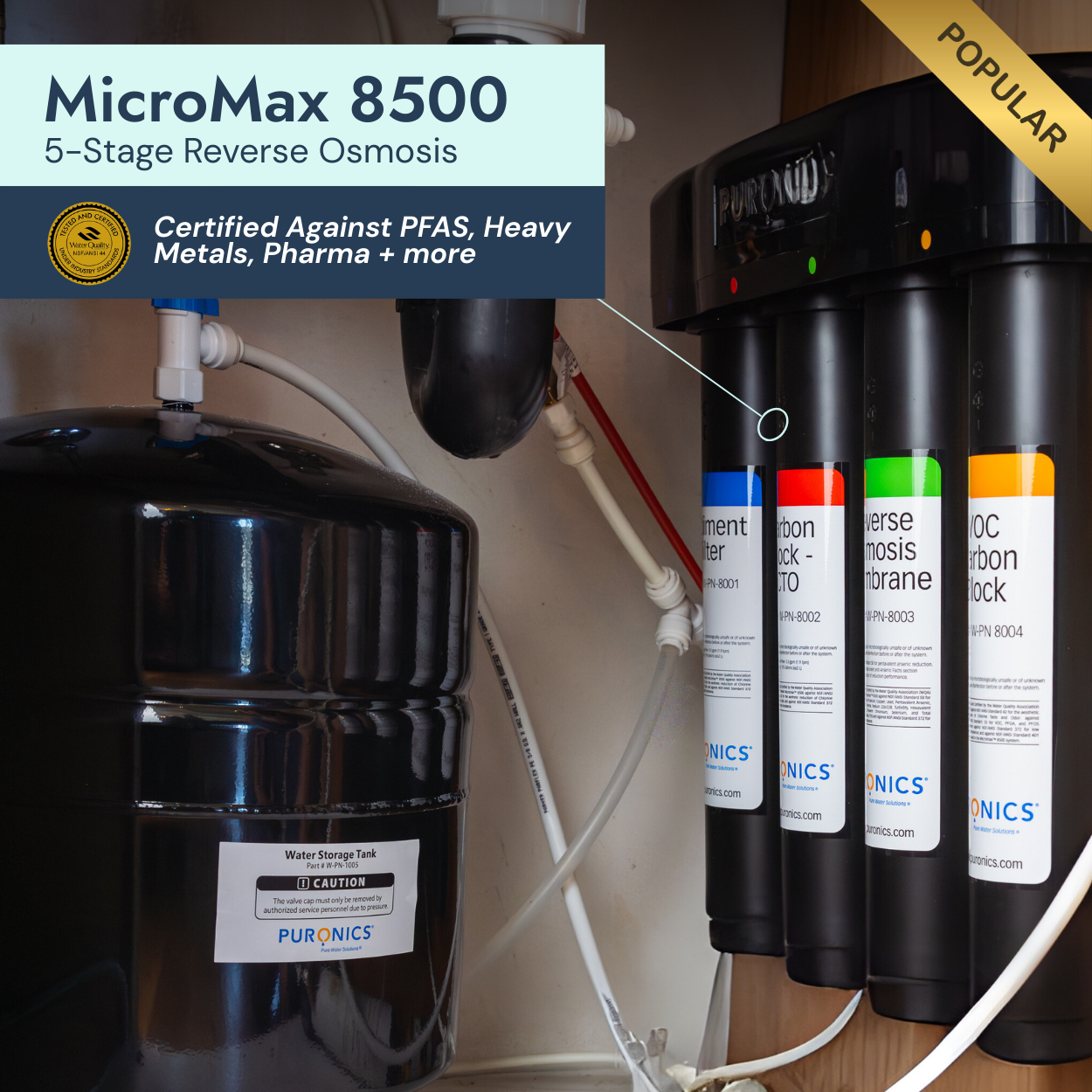 MicroMax 8500 5-Stage Reverse Osmosis – The GoodFor Company