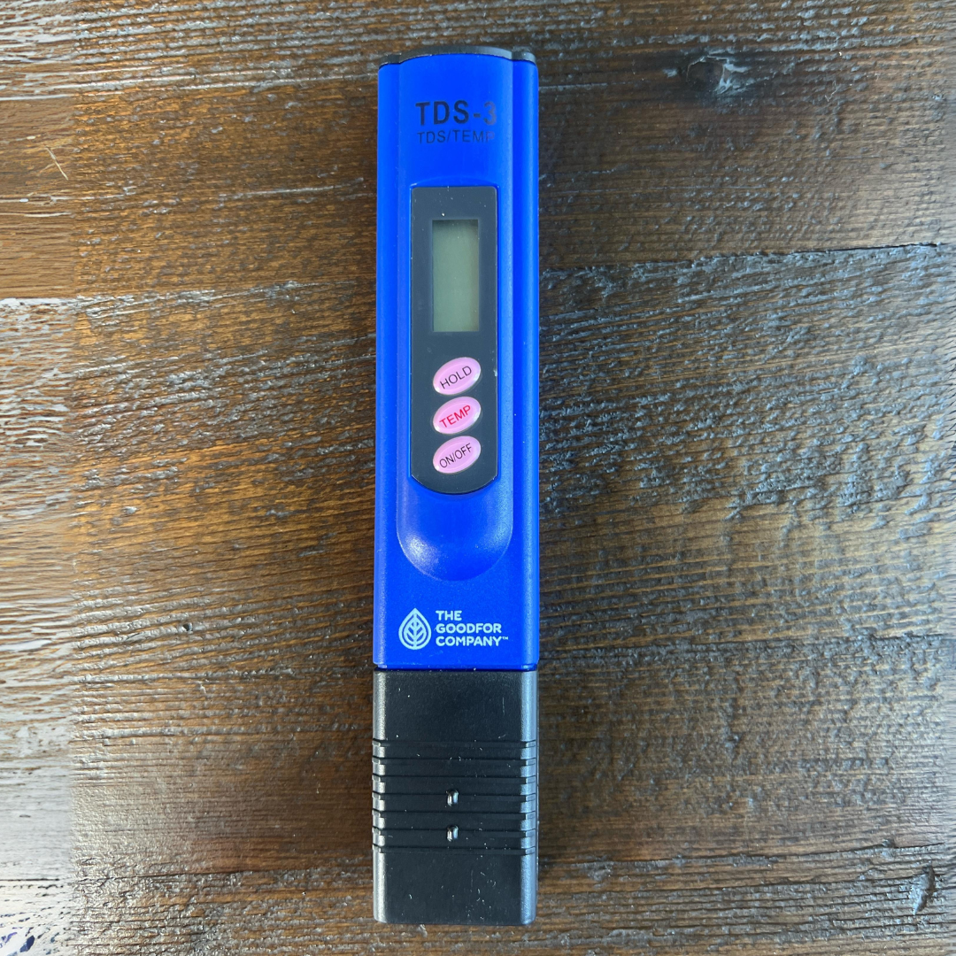 Solids Testing Total Dissolved Solids Testing Meter (TDS Meter) – The GoodFor Company