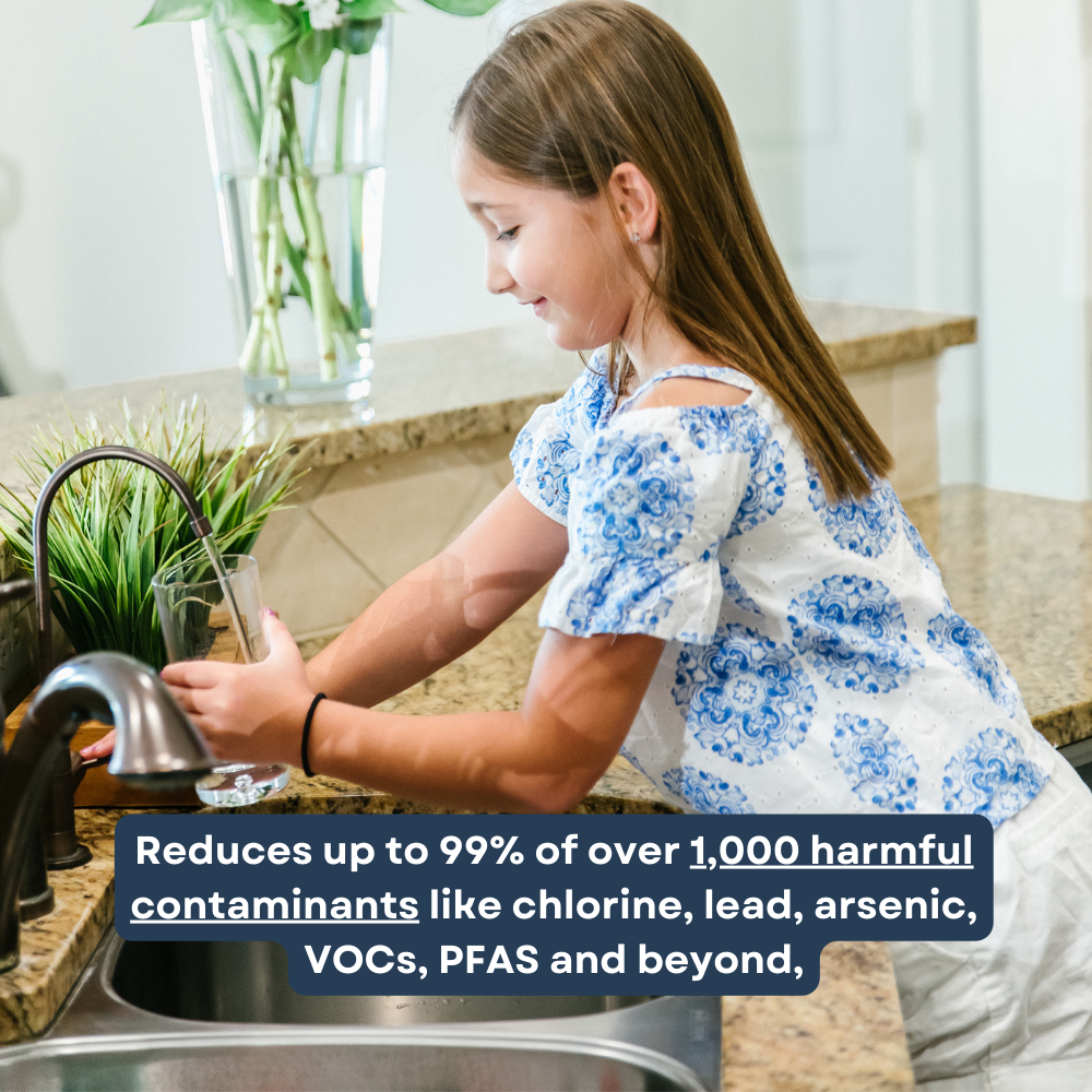 Reverse Osmosis MicroMax8500 Drinking Water Purification System Reduces up to 99% over 1000 harmful contaminants