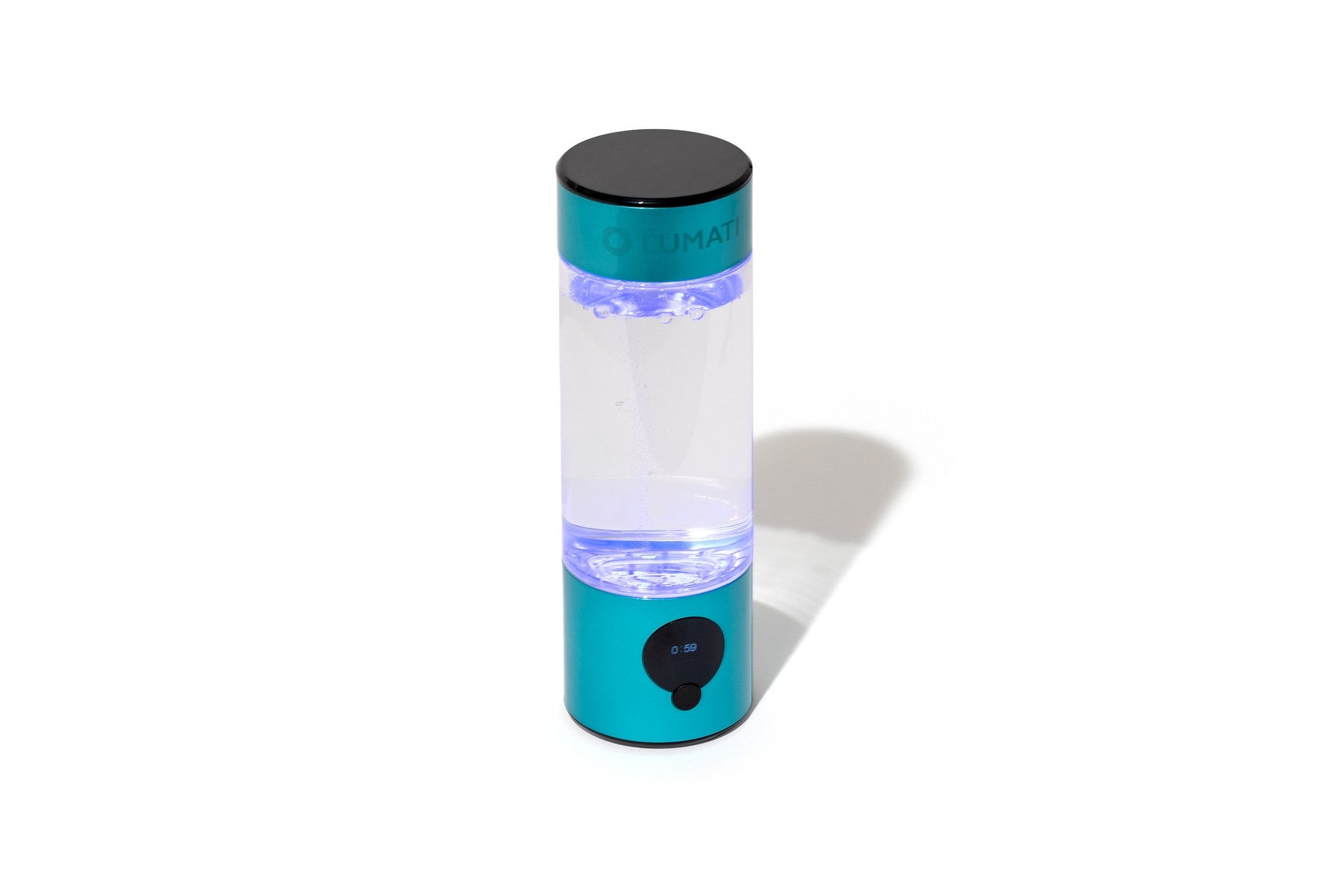 hydrogen water bottle in blue